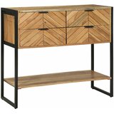  Konzolna stolica Smeđa 90 x 35 x 80 cm Čvrsto drvo akacije | shoptok.hr