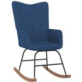 Stolica za ljuljanje s osloncem za noge plava od tkanine | shoptok.hr