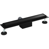 2 u 1 odvod za tuš Crna 60 cm Nehrđajući čelik 304 | shoptok.hr