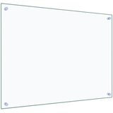 Kuhinjske zaštite od prskanja 2 kom prozirne 80x60 cm staklene | shoptok.hr
