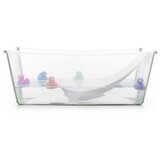 Stokke kada Flexi Bath s potporom transparent green 531508 | shoptok.hr
