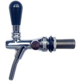 ich-zapfe Samozapiralna kromirana pipo za pivo 7 mm, dolžina navoja 35 mm z rozeto, (5000216745) | Shoptok.si