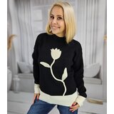 Pri Women's sweater half turtleneck warm flower print autumn winter ROSELYN | shoptok.hr