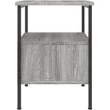  Noćni ormarić siva boja hrasta 34x36x50 cm konstruirano drvo | Eponuda.com