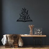 Wallity Zidna dekoracija Flower In Book, 64 x 70 cm, Crna | ePonuda.com