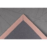 Kayoom RAVNO TKANA PREPROGA Bijou 125 Taupe / Silber 160/230 cm srebrne barve, rjavosiva | Shoptok.si