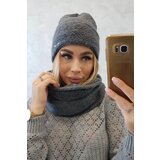 Kesi Women's set with mohair Pearl P101 graphite | Shoptok.si