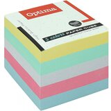 Optima Papirna kocka 9 x 9, 850 listna, barvna pastel | Shoptok.si