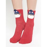 Yups Socks with application monkey in a hat with red stars Cene'.'