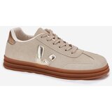 Boto Women's Eco Suede Sneakers Beige Micca | Shoptok.si