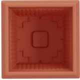  Kvadratna saksija za cvijeće 6 pcs Crvena cigla 33 x 33 x 26 cm | shoptok.hr