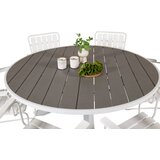 Venture Home Parma okrugli vrtni blagovaonski stol ⌀140 cm, bijeli Slike