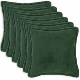  Presvlaka za jastuk 6 kom. HOUTEN Tamnozelena 65 x 65 cm Bouclé - Tamnozelena 65 x 65 cm 6 Cijene