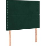 Box spring krevet s madracem tamnozeleni 90x200 cm baršunasti | Eponuda.com
