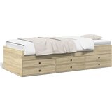  Dnevni krevet s ladicama bez madraca boja hrasta 100x200 cm | shoptok.hr