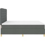  LED Box Spring Krevet Tamno siva 180 x 200 cm tkanina | shoptok.hr