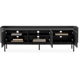 MOME Črna TV omarica 180x55x40 cm Willa – | Shoptok.si