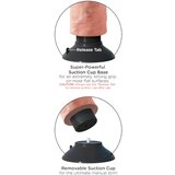 King Cock 8 - savitljivi, realistični vibrator (25 cm) | shoptok.hr