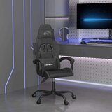  Igraća stolica od umjetne kože crna | shoptok.hr