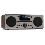 Auna Harvard, Mikro sistem,DAB+ UKW-Tuner CD-Predvajalnik, USB polnjenje, oreh | Shoptok.si