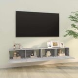  Zidni TV ormarići 2 kom sivi 100 x 30 x 30 cm konstruirano drvo | Eponuda.com