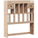  Krevet s regalom za knjige bez madraca 75x190 cm borovina | shoptok.hr