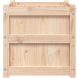 vidaXL Vrtno cvetlično korito 50x50x50 cm trdna borovina | Shoptok.si