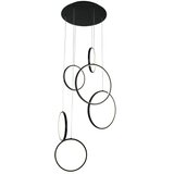 Brilagi LED luster na sajli ECHO LED/80W/230V 4000K prečnik 50 cm crna | Eponuda.com