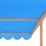 vidaXL Peskovnik z nastavljivo streho les jelke 115x115x115 cm | Shoptok.si
