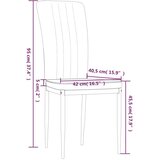  Jedilni stoli 4 kosi moder žamet, (20701044) | Shoptok.si