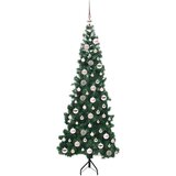 vidaXL Korner Umjetno Božićno Drvo Zelena 180 cm PVC i metal | shoptok.hr