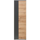 XORA garderobna omara antracit, barve hrasta | Shoptok.si