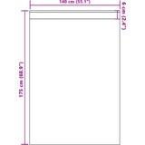  Baršunaste zavjese 2 kom s oknima Cappuccino 175x140 cm | shoptok.hr