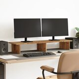  Stalak za monitor boja staro drvo 100x27x15cm konstruirano drvo | shoptok.hr