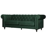 Venture Home Velvet trosjed 217 cm, zeleni Slike