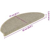  Samoljepljivi otirači za stube 15 kom 65x21x4 cm svjetlozeleni | Eponuda.ba