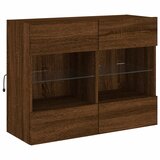  Zidni TV ormarić s LED svjetlima boja hrasta 78,5x30x60,5 cm | Eponuda.com