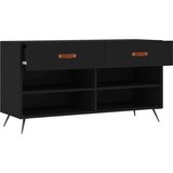  Klupa za cipele crna 102 x 35 x 55 cm od konstruiranog drva | shoptok.hr