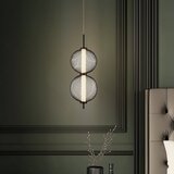  LED luster na lanku PUMA LED/10W/230V, prečnik 14 cm, crni | Eponuda.com