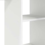  Stol s policom Bijelo 142 x 102 x 73 cm Konstruirano drvo | shoptok.hr