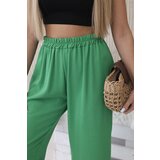 Kesi Włoski Wide-leg trousers green | Shoptok.si