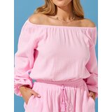Sinsay Pamučna bluza puf rukava | shoptok.hr