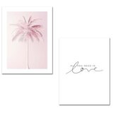 Wallity 2P3040MDFCIZ-010 multicolor decorative mdf painting (2 pieces) | Eponuda.com