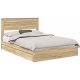  s od storage Sonoma hrast 160 x 200 cm Konstruirano drvo | shoptok.hr