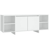 TV ormarić bijeli 130 x 35 x 50 cm od iverice | shoptok.hr