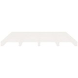  Posteljni okvir bel 180x200 cm trdna borovina 6FT | Shoptok.si
