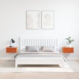  Nočna omarica s predalom 2 pcs Voskast rjav 37 x 35 x 18,5 cm, (5000160564) | Shoptok.si