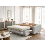 Bobochic Paris Svijetlo siva sklopiva sofa 214 cm Ernest – | shoptok.hr
