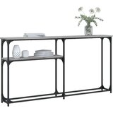  Konzolni stol siva boja hrasta 145x22 5x75 cm konstruirano drvo | shoptok.hr