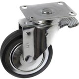 Toolcraft TO-5137929 Okretan kotač od gume s kočnicom 100 mm s montažnom pločom Cijene